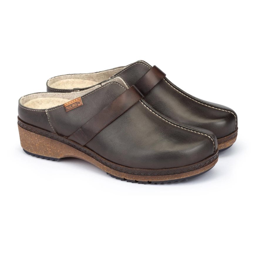 Women's Pikolinos GRANADA Clogs Dark Grey | NZ R938AQ1